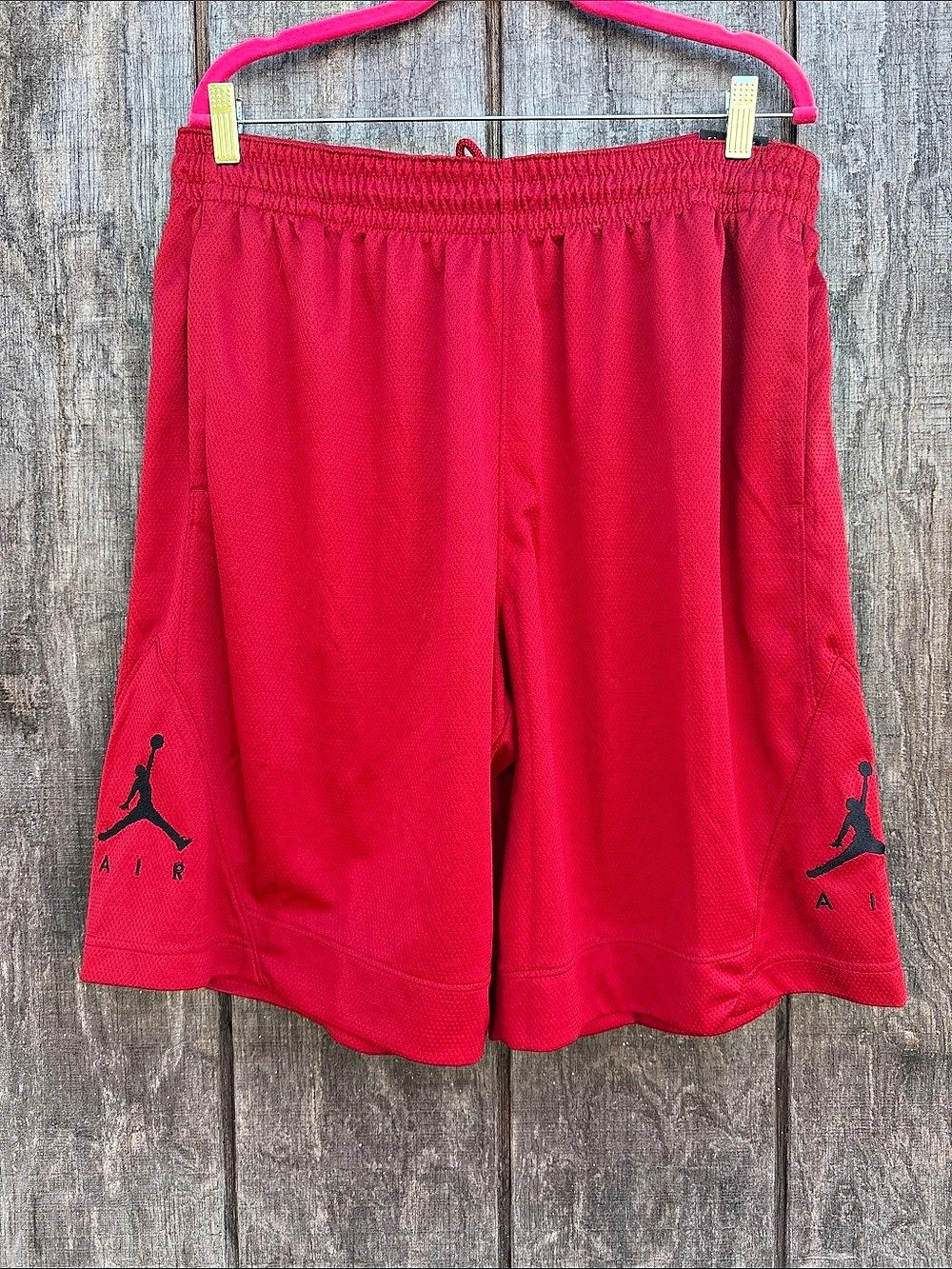 Nike Jordan Dri-FIT Sport Men's Mesh Shorts Mesh Shorts Red & Black XXL